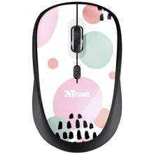 Мышь Trust YVI Wireless Pink Circles (24441): Интерфейс подключения Wireless (радио интерфейс)
