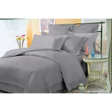 Комплект постільної білизни SoundSleep Stripe Gray сатин-страйп сімейний (93653749): Матеріал сатин