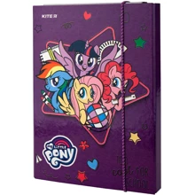 Папка для тетрадей Kite My Little Pony, В5 на резинке картон (LP19-210): Тип Папка для тетрадей