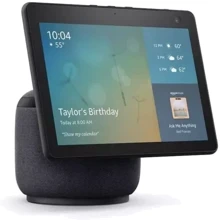 Акустика Amazon Echo Show 10 (3rd Generation) 10-inch Smart Display with Alexa - Charcoal (B07VHZ41L8): Цвет черный