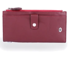 Жіночий гаманець ST Leather Accessories бордовий (NST420-dark-red): Стать жіночий