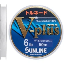 Флюорокарбон Sunline V-Plus 50м #1.5 0.205мм 3кг (1658.07.24): Тип Леска
