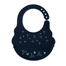Нагрудник BabyOno Самолетки с регулируемой застежкой черный (829/07): Производитель BabyOno