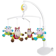 Универсальная карусель BabyOno Коровки и лошадки (1362): Особенности механический завод