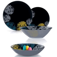 Столовий сервіз Luminarc Black Washed Out Blue 19 пр. (Q1066): Кількість персон 6