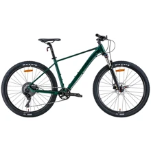 Велосипед Leon XC-40 AM Hydraulic lock out HDD 2022 M 27.5" зелений з чорним (OPS-LN-27.5-123): Матеріал рами Алюминий
