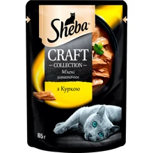Влажный корм Sheba Craft Collection Shredded Pieces Chicken для кошек с курицей в соусе 12х85 г (3065890139138): Тип Влажный корм