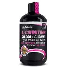Жироспалювач BioTechUSA L-Carnitine 70.000+Chrome 500 ml /50 servings/ Orange: Стать унісекс