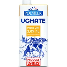 Молоко Polmlek 2.0% 1л: Объем, л 1