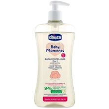 Шампунь-гель Chicco Baby Moments мицеллярный для чувствительной кожи 500 мл (10241.00): Тип Гель, Шампунь