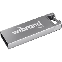 USB-флешка Wibrand 8Gb Chameleon USB 2.0 Silver (WI2.0/CH8U6S): Стандарт USB USB 2.0