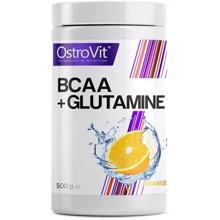 Амінокислота для спорту OstroVit BCAA + GLUTAMINE 500g orange: Смак Лимон