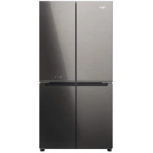 Холодильник Side-by-Side Whirlpool WQ9 U1GX: Расположение морозильной камеры Нижнее