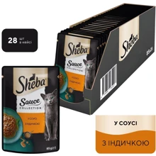 Влажный корм для котов Sheba с индейкой в соусе 28х85г (4770608265434): Тип Влажный корм