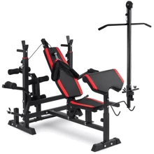 Скамья для жима и пресса Hop-Sport HS-1075 с партой Скотта: Вид применения домашний