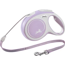 Поводок-рулетка Flexi New Comfort M до 20 кг 8 м бузковий (4000498043103): Тип шнура трос