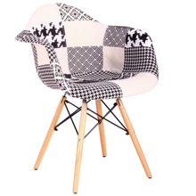 Кресло AMF Salex FB Wood Patchwork черно-белый(521789): Производитель AMF
