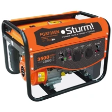 Генератор бензиновый Sturmax PG8735EN: Тип электростанции бензиновый