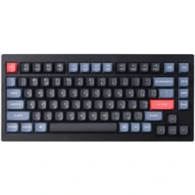 Клавіатура Keychron V1 Max 84 Key RGB Hot-Swap Gateron Jupiter Brown Knob Carbon Black (V1MD3_KEYCHRON): Підключення беспроводное
