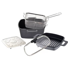 Набір посуду 5 в 1 MasterPro Foodies collection 5 предметів (BGMP-8070): Матеріал корпусу Алюминий