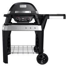 Электрический гриль WEBER PULSE 2000 с подставкой PULSE CART 85010079: Размер 39x71x60 см