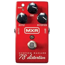 Педаль гитарных эффектов Педаль эффектов DUNLOP M78 MXR CUSTOM BADASS ’78 DISTORTION: Производитель Dunlop