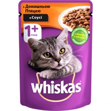 Влажный корм Whiskas для кошек с домашней птицей в соусе 24х100г (5900951269028): Тип Влажный корм