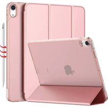 Аксессуар для iPad BeCover Case Book Tri Fold Hard Pink for iPad Air 2020/iPad Air 2022 (709664): Цвет розовый