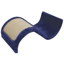 Когтеточка Croci Wave велюр сизаль 50х29х18 см (C6095998): undefined undefined