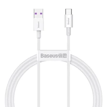 Кабель Baseus USB Cable to USB-C Superior Series PD 66W 2m White (CATYS-A02): Тип USB Cable - USB-C