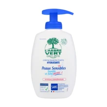 L’Аrbre Vert Крем-мыло для рук для чувствительной кожи 300 ml: Назначение Увлажнение, Очищение