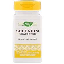 Nature's Way, Selenium, 200 mcg, 100 Capsules (NWY-41081): Тип Селен