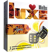 Презервативи з різним рельєфом Luxe Mini Box "Гра" - 3 шт.: Тип Для натуральних відчуттів
