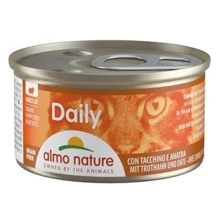 Almo Nature Adult Cat Daily Mousse з індичкою і качкою 85 г: Тип Консерви