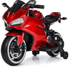 Детский электромотоцикл Bambi Racer Ducati красный (M 4104ELS-3): Вид мотоцикл