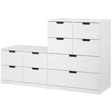 Комод с 10 ящиками ІКЕА NORDLI 160х99 см (292.480.10): undefined undefined