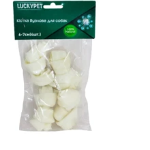Ласощі Lucky Pet Кістка вузлова №2 6-7 см 4 шт (552051): Виробник Lucky Pet