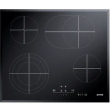 Варочная поверхность электрическая Gorenje ECT-680 AC: Расположение панели спереди