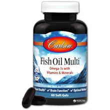Carlson Labs Fish Oil Multi 60 soft gels Мультівітаміни і мінерали з Омега-3: Форма випуску капсули