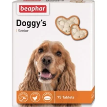 Лакомство для собак Beaphar Doggys Senior старше 7 лет 75 таб . (8711231115198): Производитель Beaphar