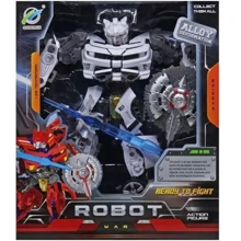 Трансформер Shunqirun Robot War белый 30 см (39-99): Тип игрушки Робот-автомобиль