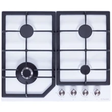Варочная поверхность газовая Perfelli HGM 61624 WH: Расположение панели Фронтальное
