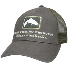 Бейсболка Simms Small Fit Trout Icon Trucker Shadow Green хаки (12848-082-00): Производитель Simms