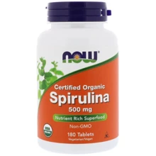 NOW Foods Spirulina 500 mg 180 tabs / 30 servings: Стать Унисекс