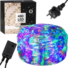 Гирлянда Springos Rope Lights дюралайт уличная 20 м 480 LED разноцветная (CL1206): Тип Линейная
