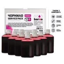 Чернила Barva Canon/HP/Lexmark Universal №4 Magenta 10x100мл ServicePack (CU4-1SP-M): Цвет Magenta