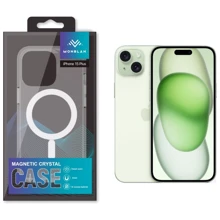 Чехол для iPhone Monblan Crystal Case Magnetic Transparent for iPhone 15 Plus: Цвет прозрачный