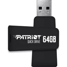 USB-флешка Patriot 64GB Color Quick Drive USB 3.1 Black (PSF64GQDBK3USB): Стандарт USB USB 3.1