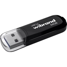 USB-флешка Wibrand 64GB Marten USB 3.2 Gen1 Black (WI3.2/MA64P10B): Стандарт USB USB 3.2
