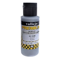 Краска Vallejo акрил-полиуретановая Premium Color серебро (VLJ62048): Производитель Vallejo